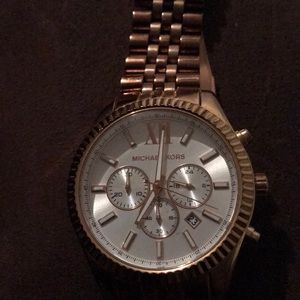 Micheal kors Lexington gold watch
